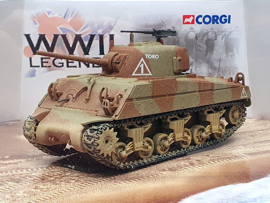 Corgi 1/50 Scale CC51014 - M4 Sherman Tank USMC Guam Pacific Theater
