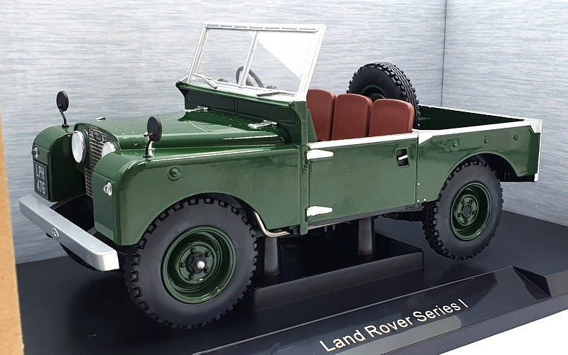 Model Car Group 1/18 Scale MCG18367 - Land Rover Series I - Dark Green