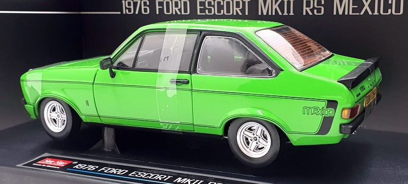 Sun Star 1/18 Scale 4635R - 1976 Ford Escort MKII RS Mexico - Signal Green