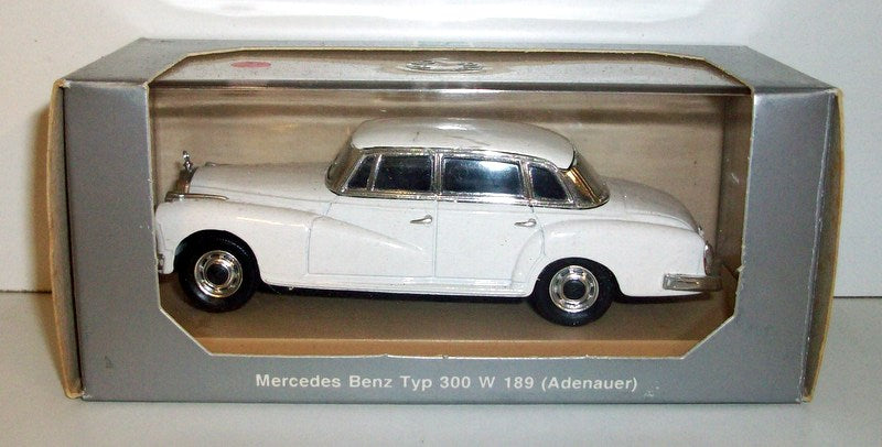 Rio 1/43 Scale - 90 Mercedes Benz Typ 300 W 189 Adenauer White