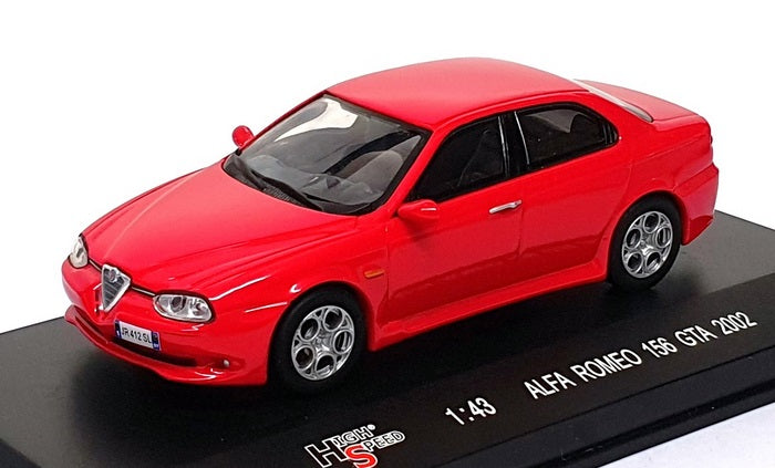 High Speed 1/43 Scale 43KFB25S - 2002 Alfa Romeo 156 GTA - Red