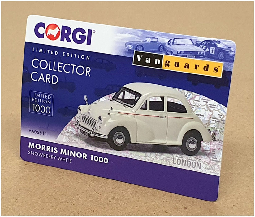 Vanguards 1/43 Scale VA05811 - Morris Minor 1000 - Snowberry White