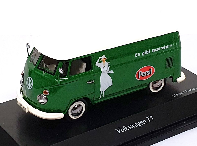 Schuco 1/43 Scale 45 036 9400 - VW Volkswagen T1 Van (Persil) Green/White
