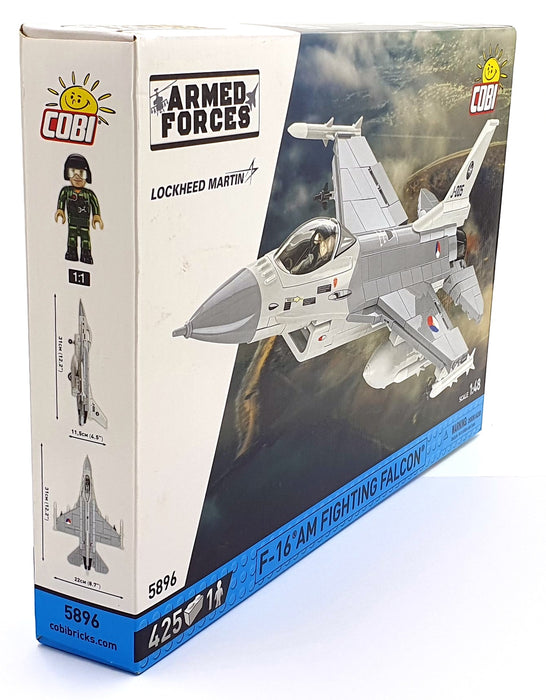 Cobi Bricks 1/48 Scale 5896 - F-16 AM Fighting Falcon Aircraft - Netherlands