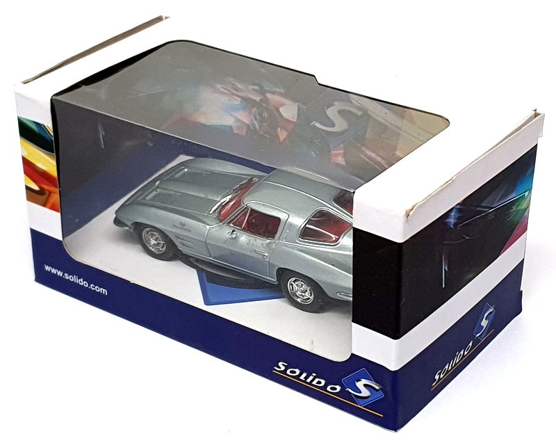 Solido 1/43 Scale S4400800 - Chevrolet Corvette Stingray - Met. Silver Blue