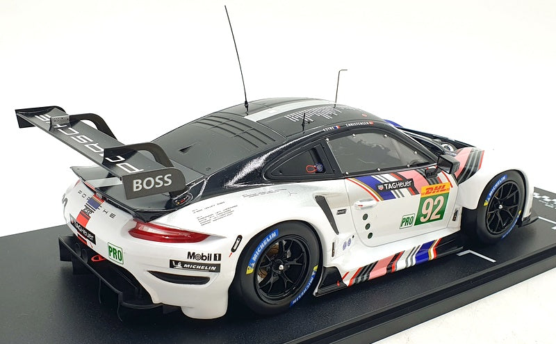 IXO 1/18 Scale Diecast LEGT18-23030 - Porsche 911 RSR #92 WEC Bahrain 2022