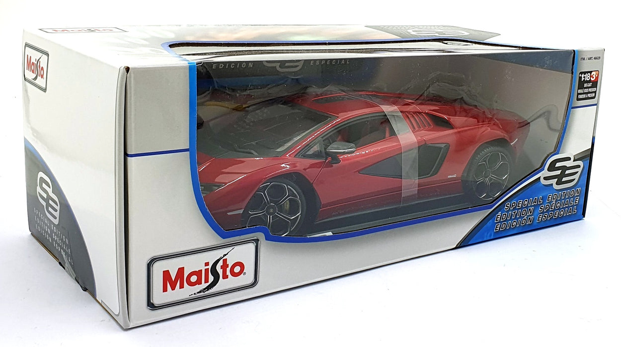 Maisto 1/18 Scale Diecast 46629 - Lamborghini Countach LPI 800-4 - Met. Red