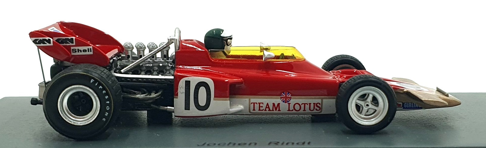 Spark 1/43 Scale S4280 - Lotus 72C #10 1st Dutch GP 1970