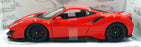 Burago 1/24 Scale Model Car 18-26026 - Ferrari 488 Pista - Red