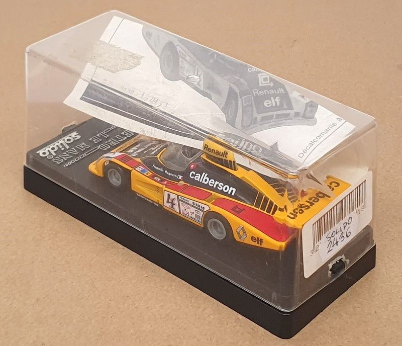 Solido 1/43 Scale 2436 - Alpine Renault A442 #4 Le Mans 1978 - Yellow/Black/Red