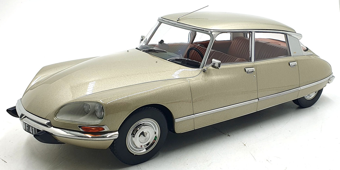 Norev 1/12 Scale Diecast Model 121730 Citroen DS 23 Pallas 1973 Tholonnet Beige