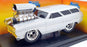 Muscle Machine 1/18 Scale Diecast 71166 - 1965 Chevrolet Chevelle Wagon - Silver