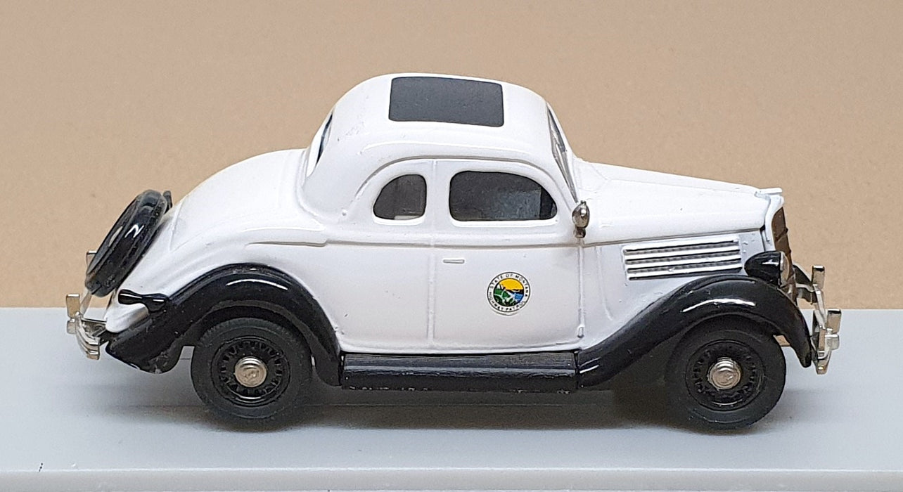Rextoys 1/43 Scale No. 55 - 1935 Ford Coupe Montana H/Patrol Police Car - White