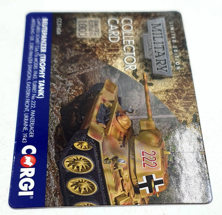 Corgi Military Legends 1/50 Scale CC51606 Beutepanzer (Trophy Tank) Ukraine 1943
