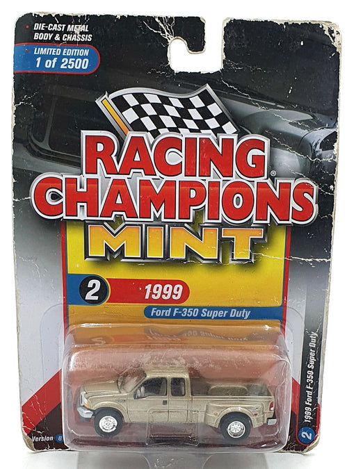 Racing Champions 1/64 Scale RC007 - 1999 Ford F-350 Super Duty - Gold