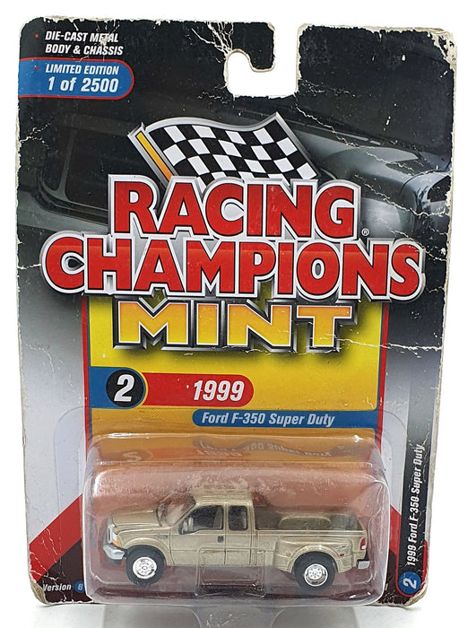 Racing Champions 1/64 Scale RC007 - 1999 Ford F-350 Super Duty - Gold