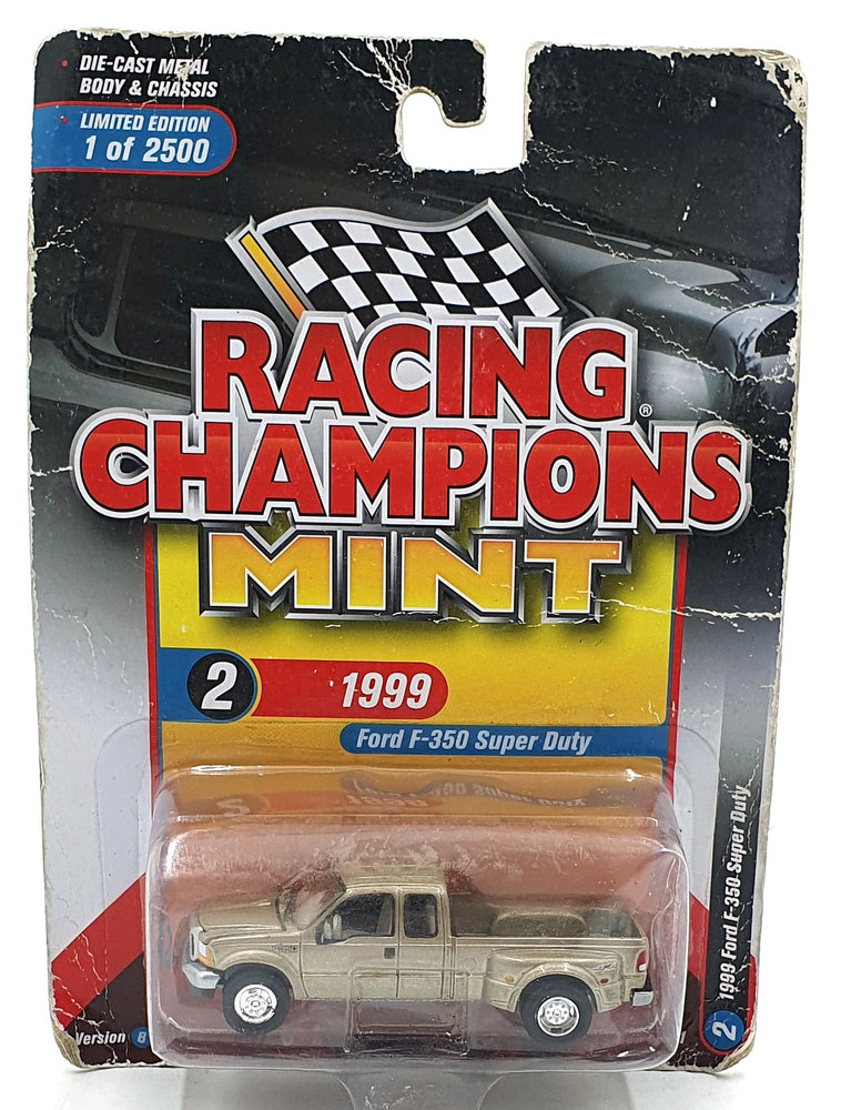 Racing Champions 1/64 Scale RC007 - 1999 Ford F-350 Super Duty - Gold