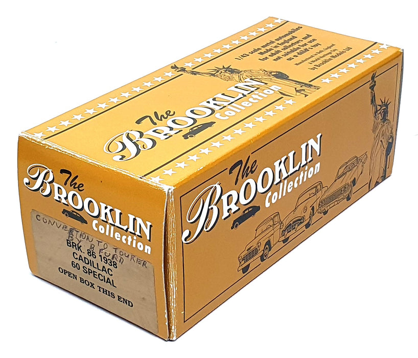 Brooklin Models 1/43 Scale BRK86 - 1938 Cadillac 60 Special Tourer B. FORD
