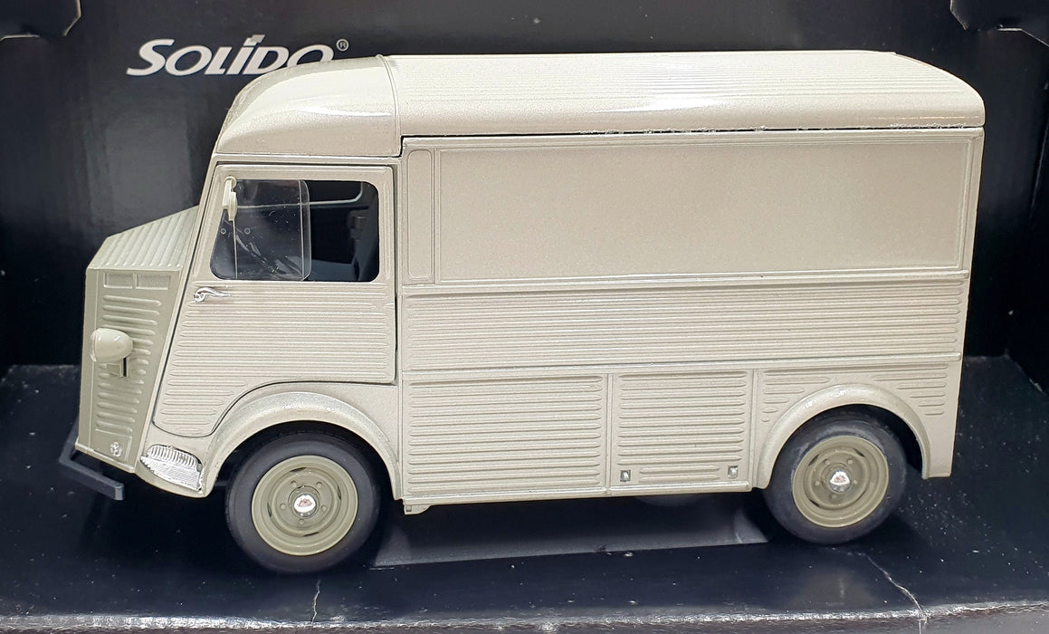Solido 1/21 Scale Diecast 8054 - 1962 Citroen Type HY Vitre - Silver Grey