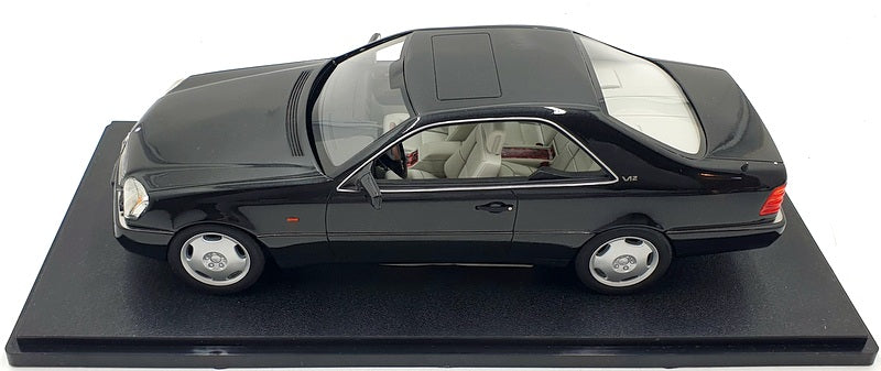 Cult Models 1/18 Scale CML079-2 - Mercedes-Benz 600 SEC C140 1992 Met Black