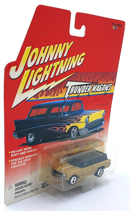 Johnny Lightning 1/64 Scale 457-01 Thunder Wagon Custom Chevvy Wagon - Gold