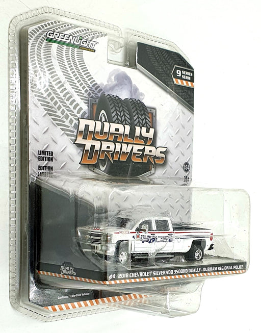 Greenlight 1/64 Scale 46090-C - 2018 Chevrolet Silverado 3500HD Dually Police