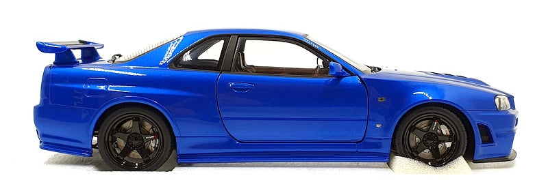 Autoart 1/18 Scale 77462 - Nissan Skyline Nismo R34 GT-R Z-Tune - Bayside Blue