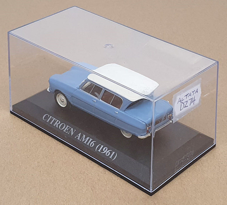 Altaya 1/43 Scale Diecast DZ74 - 1961 Citroen AM16 - Blue/White