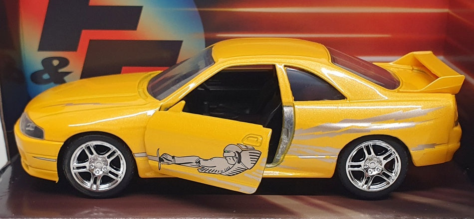 Jada 1/32 Scale 99515 - Fast & Furious Nissan Skyline GT-R (BCNR33) Yellow