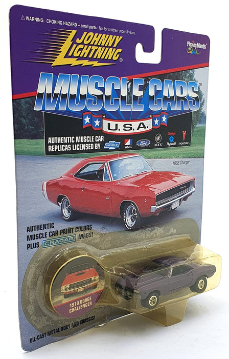 Johnny Lightning 1/64 Scale 202-00 Muscle Cars USA 1970 Dodge Challenger Purple