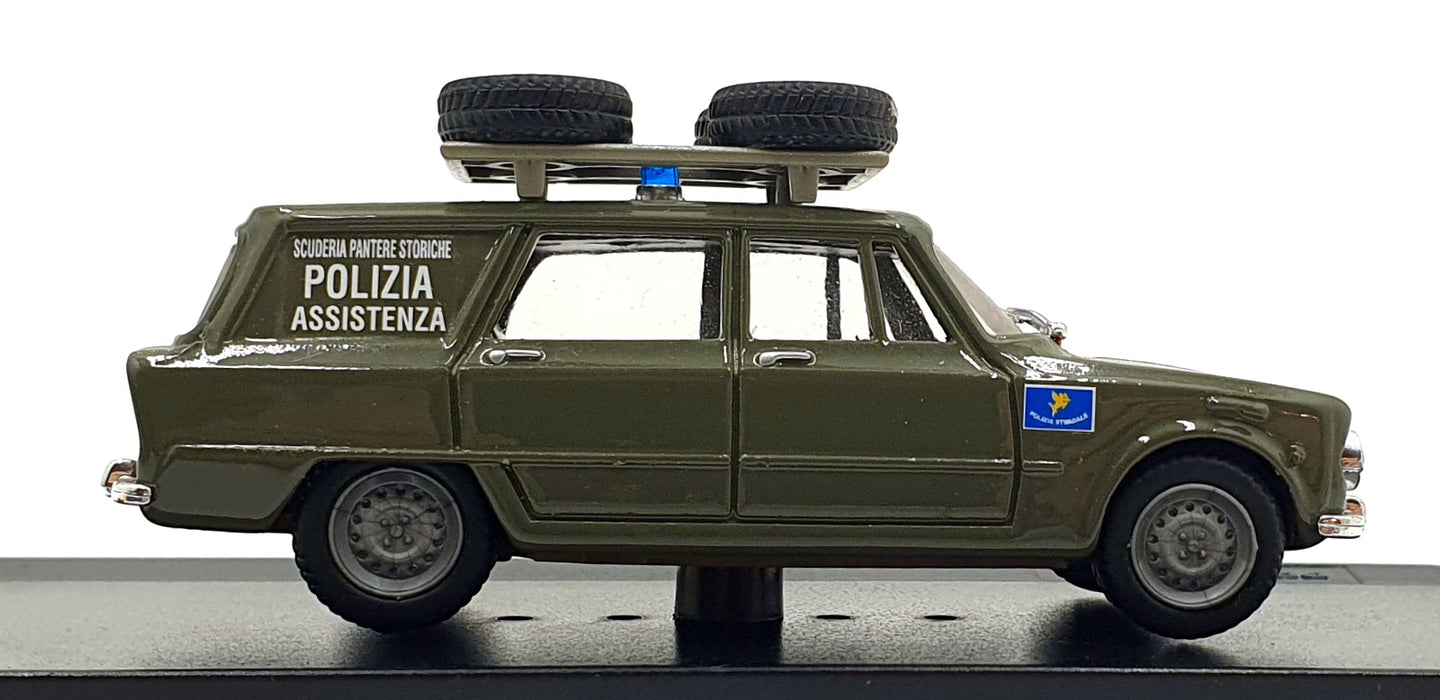 ProgettoK 1/43 Scale PK 173 Alfa Romeo Giuilia SW "Assistenza" Polizia - Green
