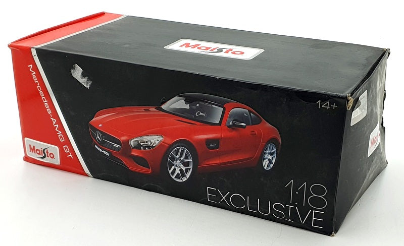 Maisto 1/18 Scale - 38131 Mercedes Benz AMG GT Red Signature series