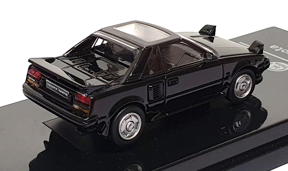 Paragon 1/64 Scale PA-55421 - 1985 Toyota MR2 Mk1 - Met. Black