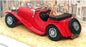 Matchbox Appx 10cm Long Diecast YY1 - Jaguar SS100 - Red