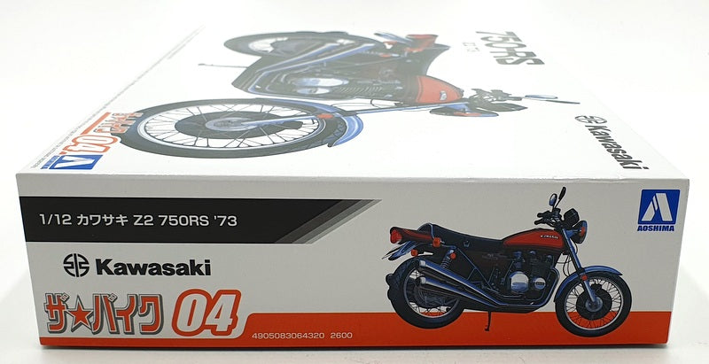 Aoshima 1/12 Scale Unbuilt Kit 64320 - 1973 Kawasaki Z2 750-RS Bike