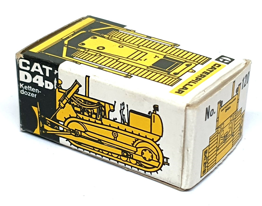 NZG 1/87 Scale Diecast No. 120 - CAT D4D Ketten Dozer - Dk. Yellow