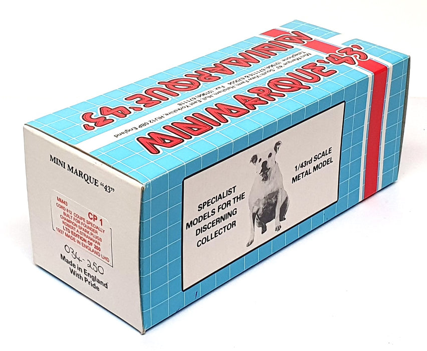 Minimarque 43 1/43 Scale CP1 - 1937 Cord 812 Coupe Robert A Stranahan - Black