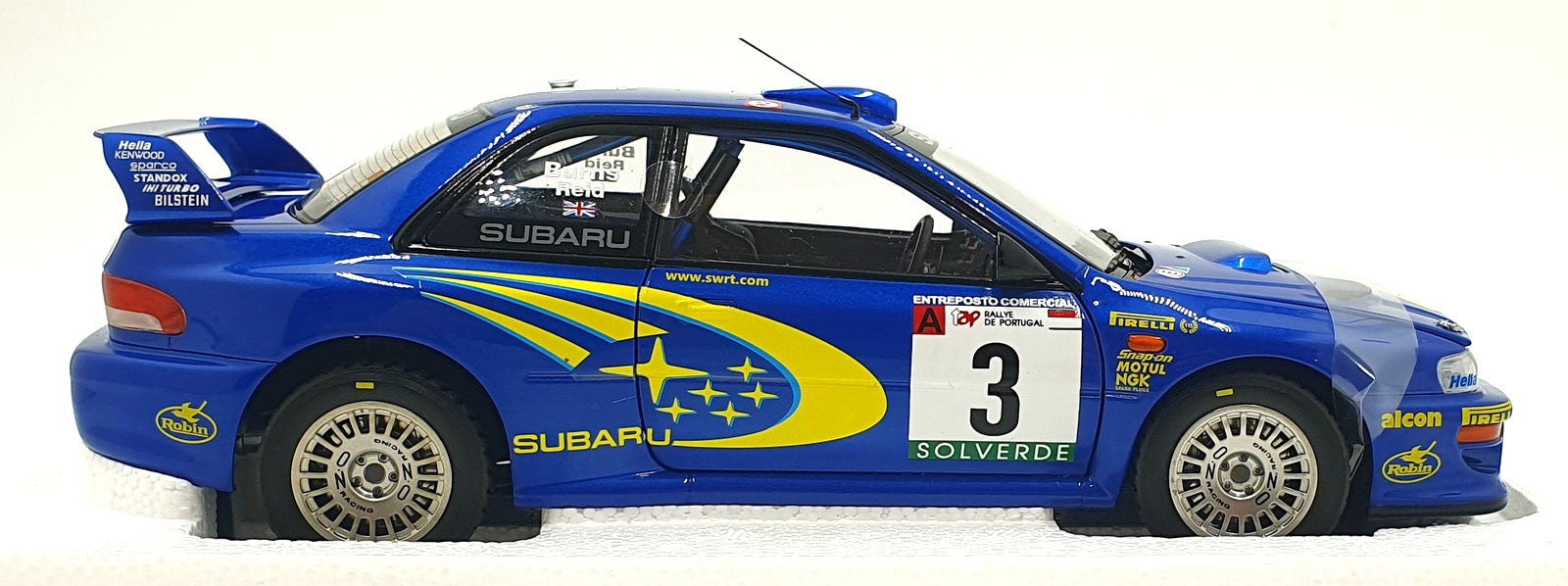 Sun Star 1/18 Diecast 5751 - Subaru Imprezza S6 WRC'00 #3 1st TAP Rally 2000