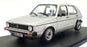 Solido 1/18 Scale Diecast S1800214 - Volkswagen Golf L 1983 - Grey Metal
