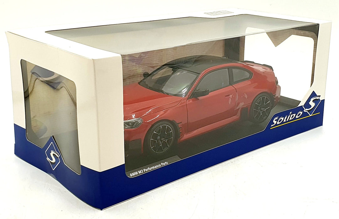 Solido 1/18 Scale S1812902 - 2024 BMW M3 Performance Parts - Toronto Red