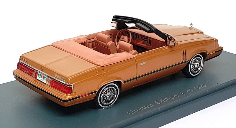 Neo American Excellence 1/43 Scale 44998 - Dodge 600 Convertible - Met. Gold