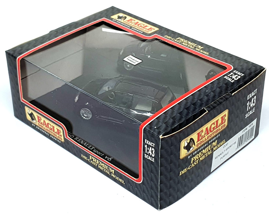 Eagle Universal Hobbies 1/43 Scale 1826 - Renault Clio Sport V6 - Purple