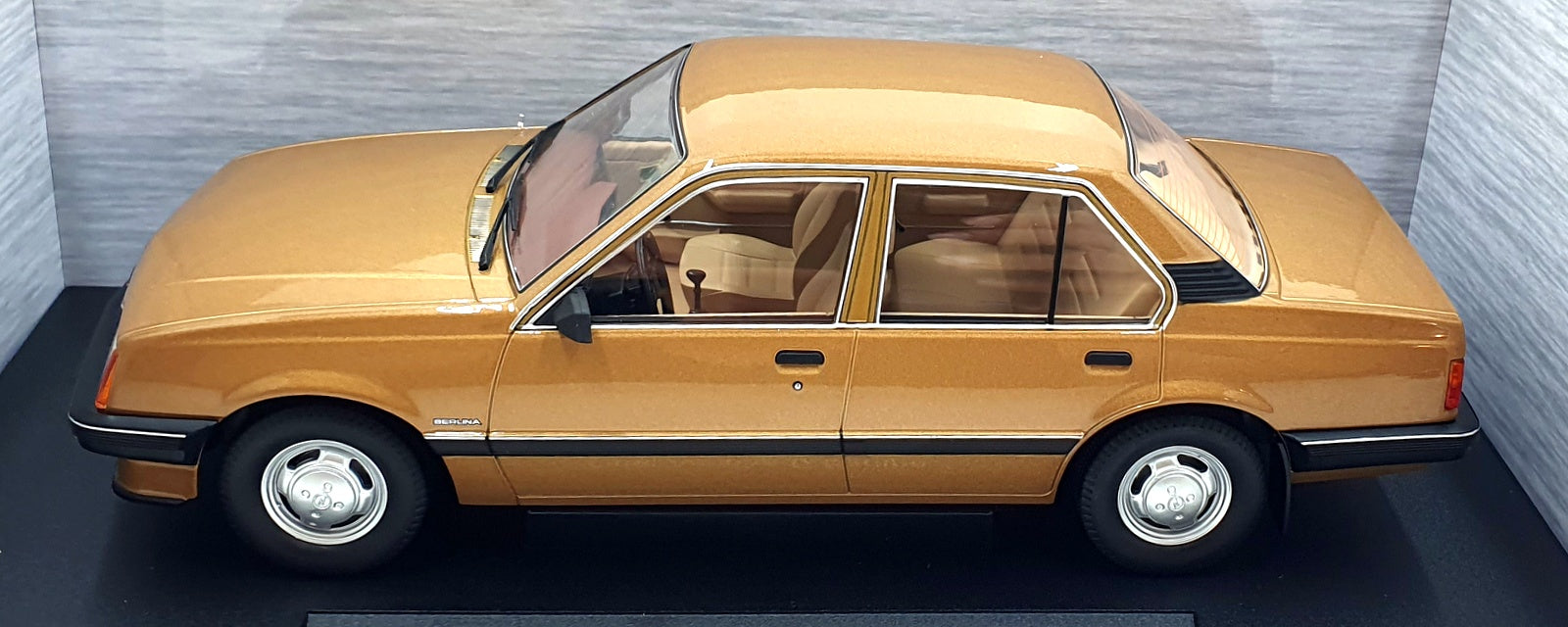 Model Car Group 1/18 Scale MCG18459 - Opel Ascona C Berlina - Met. Beige