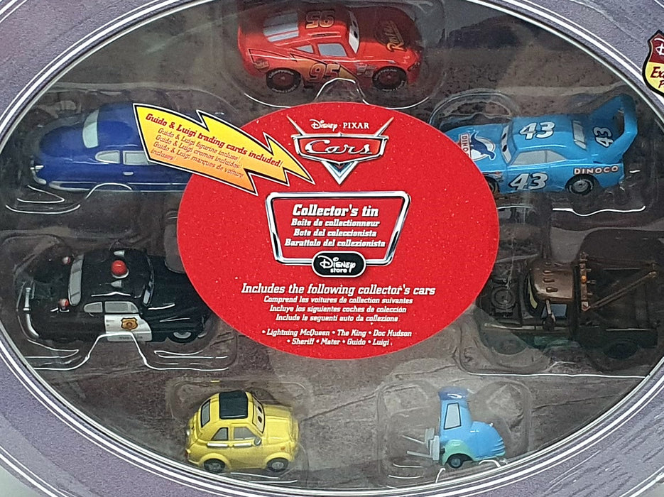 Disney Store DS07 - Exclusive Pixar Cars Collectors Tin 7x Vehicles