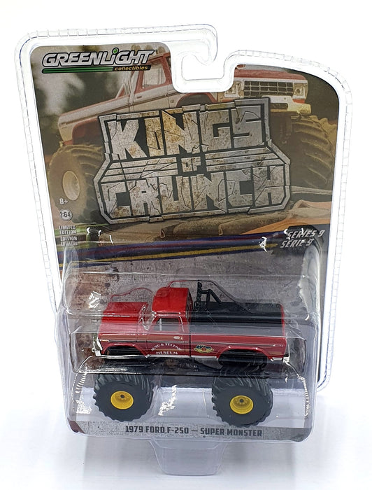 Greenlight 1/64 Scale 49090-D - 1979 Ford F-250 - Super Monster - Red