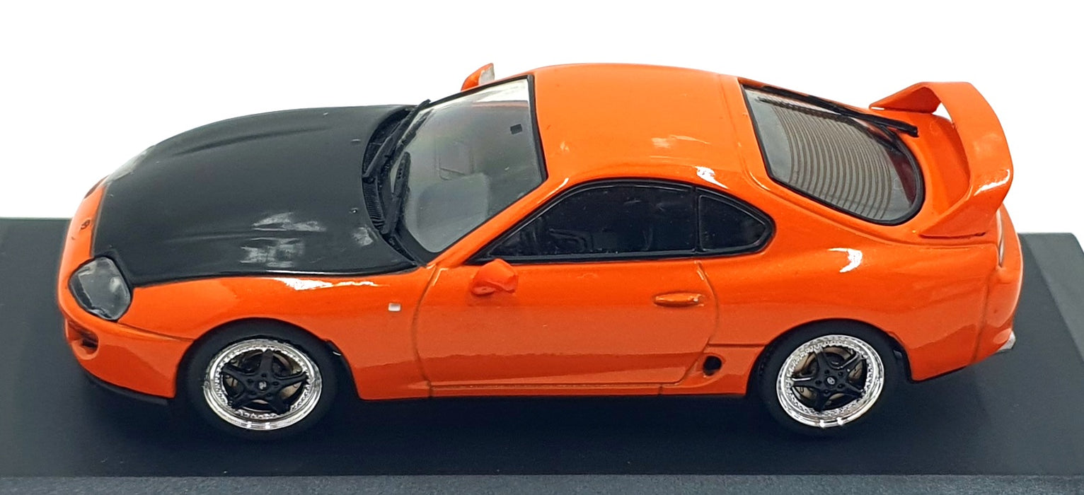 Solido 1/43 Scale Diecast S4314006 - 2001 Toyota Supra MK4 - Orange Custom