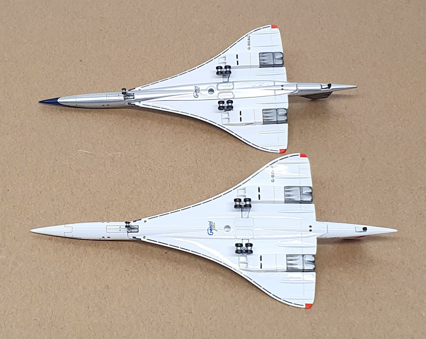 Corgi Gemini Jets 1/400 Scale Diecast GJBAW443 - Concorde Two Piece Set