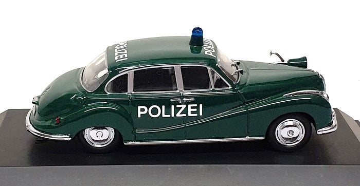 Schuco 1/43 Scale Diecast 02042 - BMW 502 Polizei - Green
