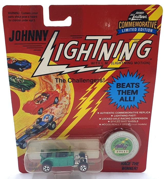 Johnny Lightning 1/64 Scale 100-170 - The Challengers Classic '32 Roadster Green
