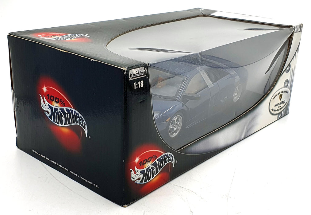 Hot Wheels 1/18 Scale Diecast 57304 - Lamborghini Murcielago - Blue